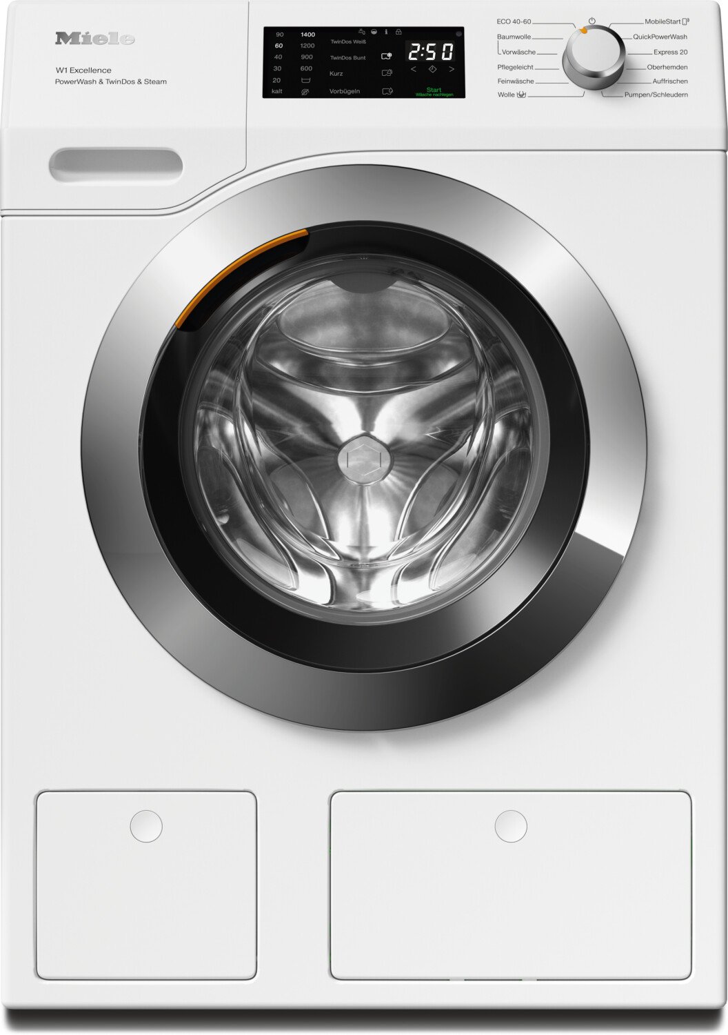 Maşina de spălat rufe Miele WEG 895 WCS PWash&amp;TDos&amp;Steam, A -20 %, 9 kg, 1400 rpm